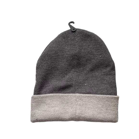 Timberland Men’s Gray Combo Knit Beanie Hat New Nwt Size OS - Picture 2 of 11